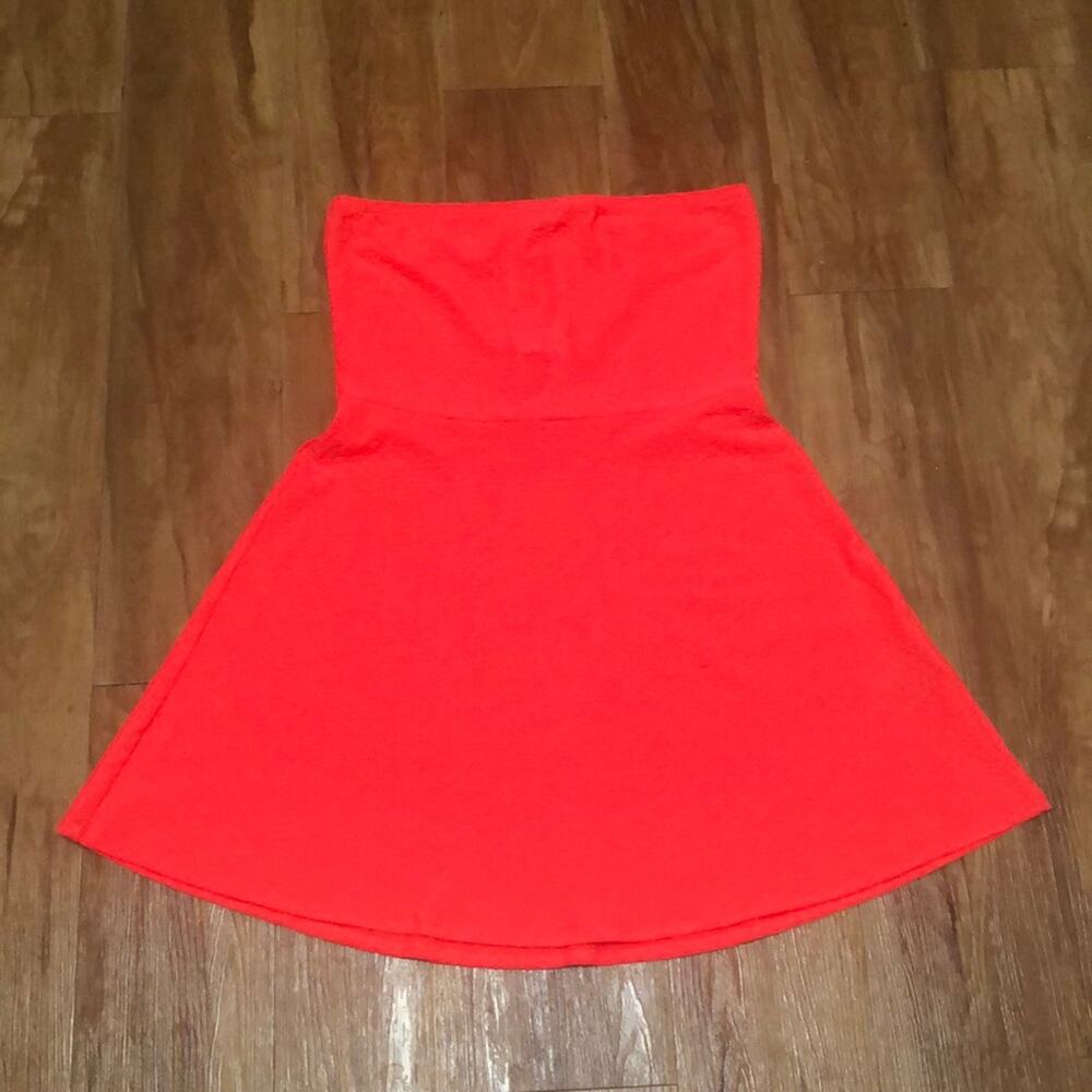 Divided by H&M Orange Strapless Dress Size 12